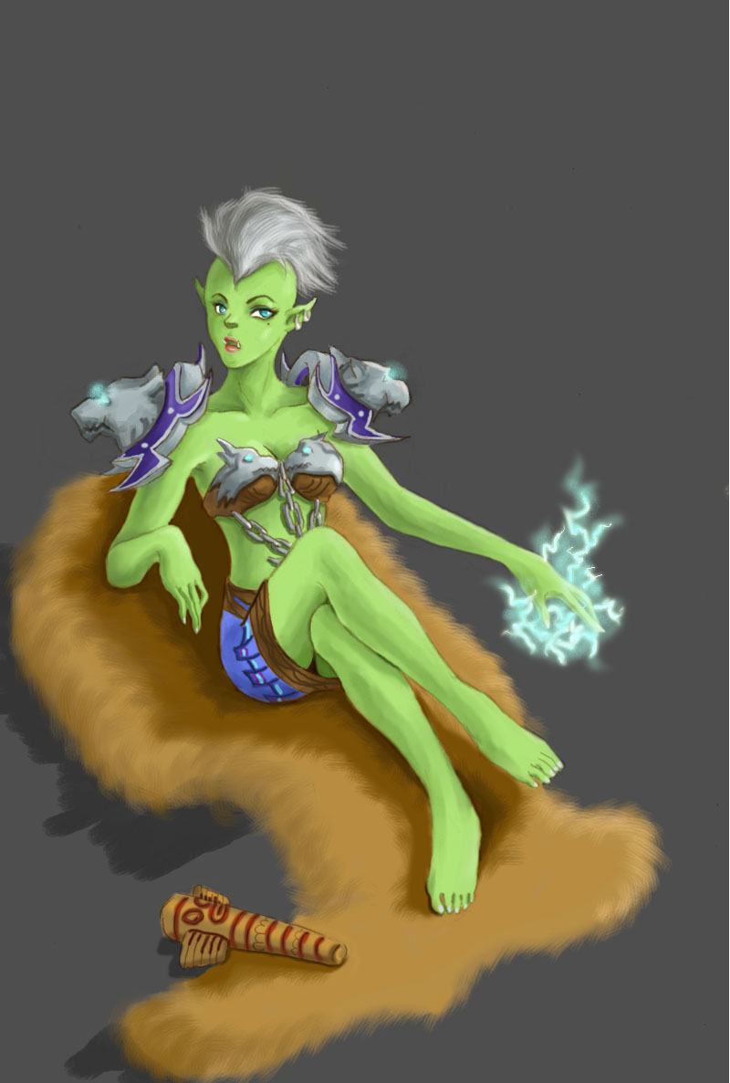 有求必应有位同学要的女兽人萨满简装版无尽风暴