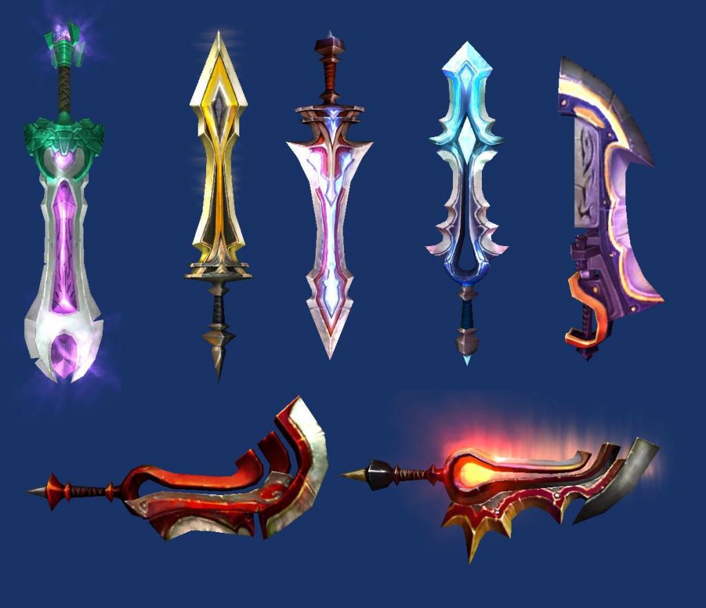 资料片武器模型来源wowguru