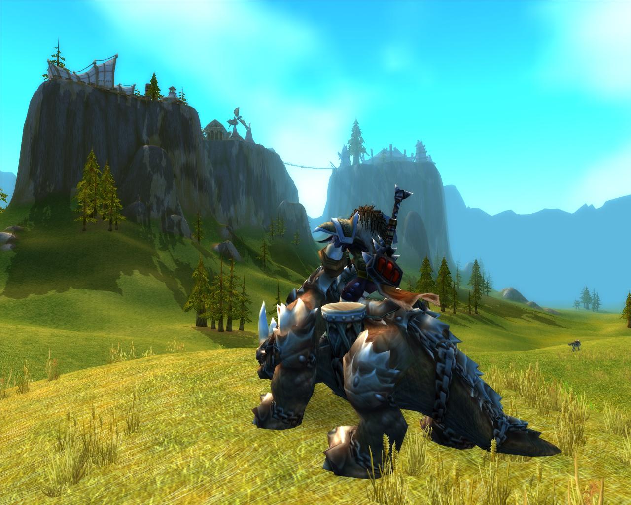 送大家一张我截的图,可以用来当壁纸哦～   名字呢,就叫做仰望雷霆崖