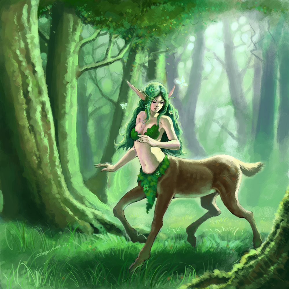 [原创] 林中的树妖
