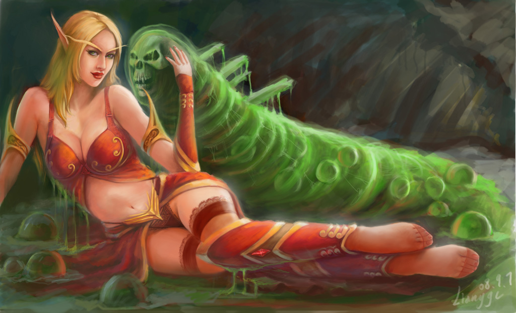 美女与野兽血精灵与软泥怪有点那啥