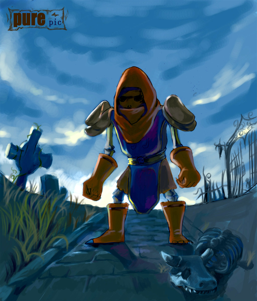 涂鸦新人报道胖嘟嘟的亡灵之打倒霸权主义另附几张练习标题够长了吧