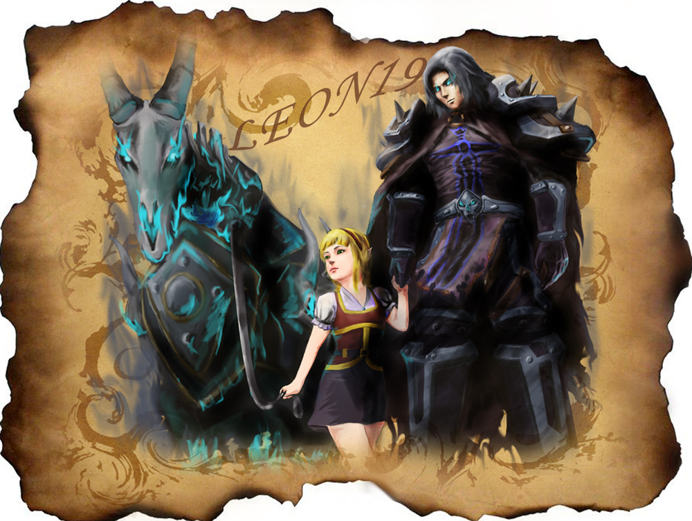 修改加工leon19鼠绘黑锋骑士翻新细节背景修改羊皮纸风格图床问题已经