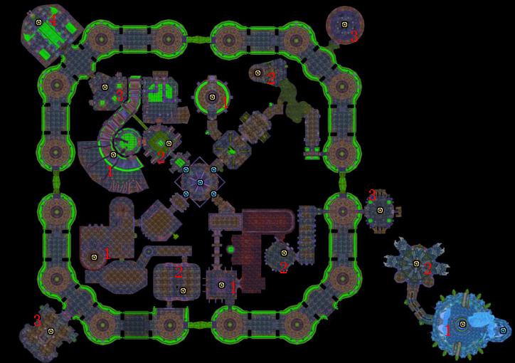 纳克萨玛斯地图