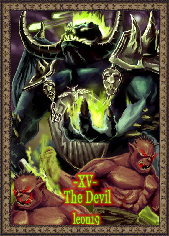 贺岁命题塔罗牌恶鬼thedevilxv