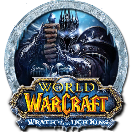 新学了ps做了个巫妖王的桌面图标