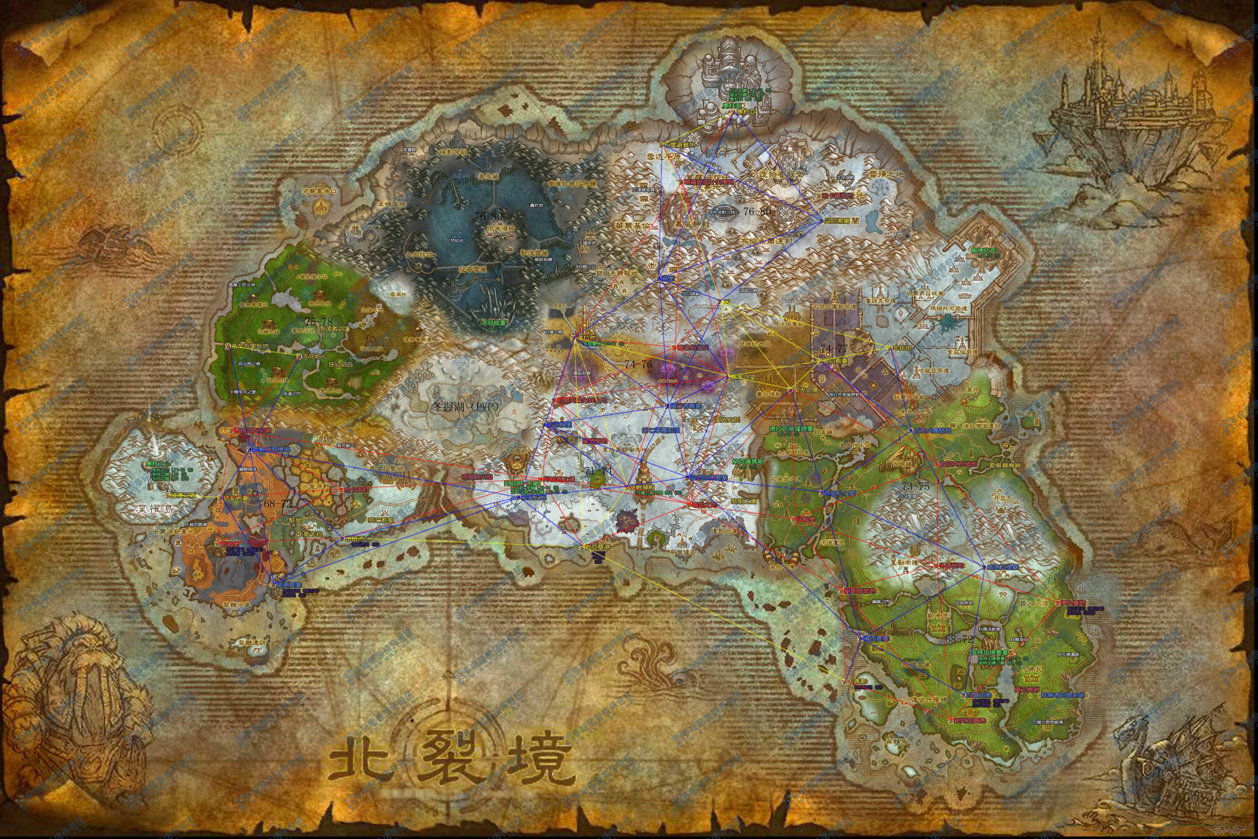 北海道详细鸟儿路线地图