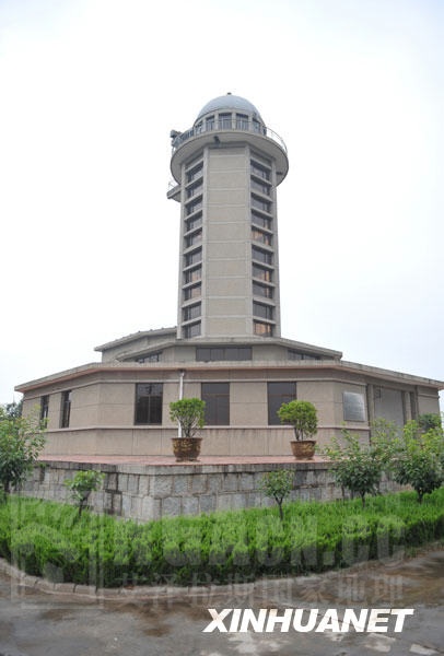 这是位于陕西省泾阳县永乐镇石际寺村境内的中国大地原点主体建筑