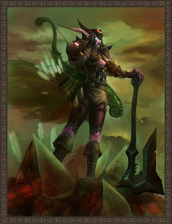 nalakuvara的画暗夜猎人