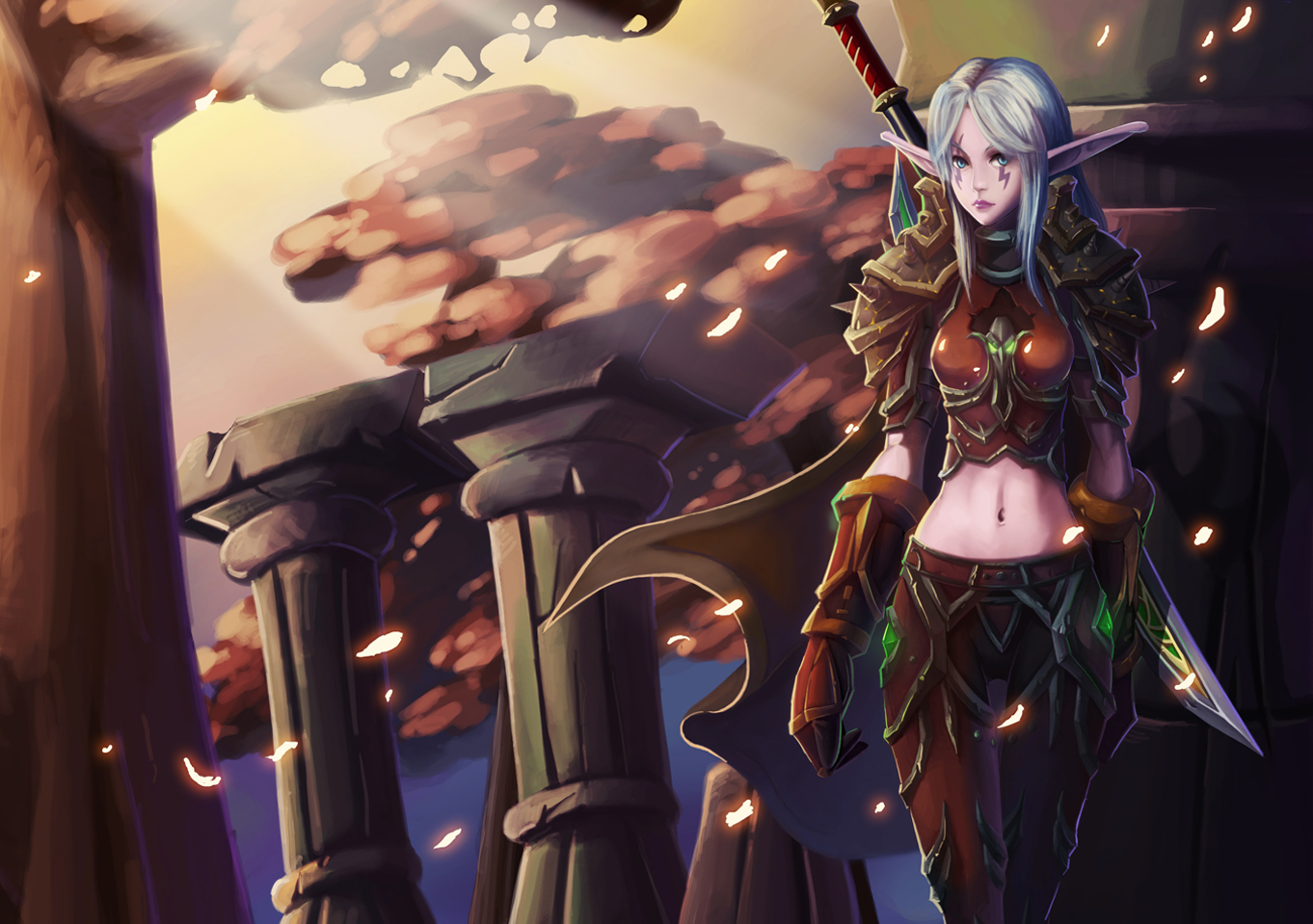 停留在艾萨拉4月壁纸