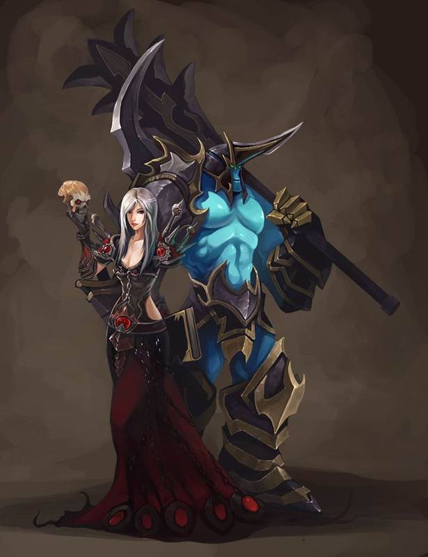 & -用鲜血写下黑暗契约 让光明在暗影间沦陷 &精选各种族术士图集