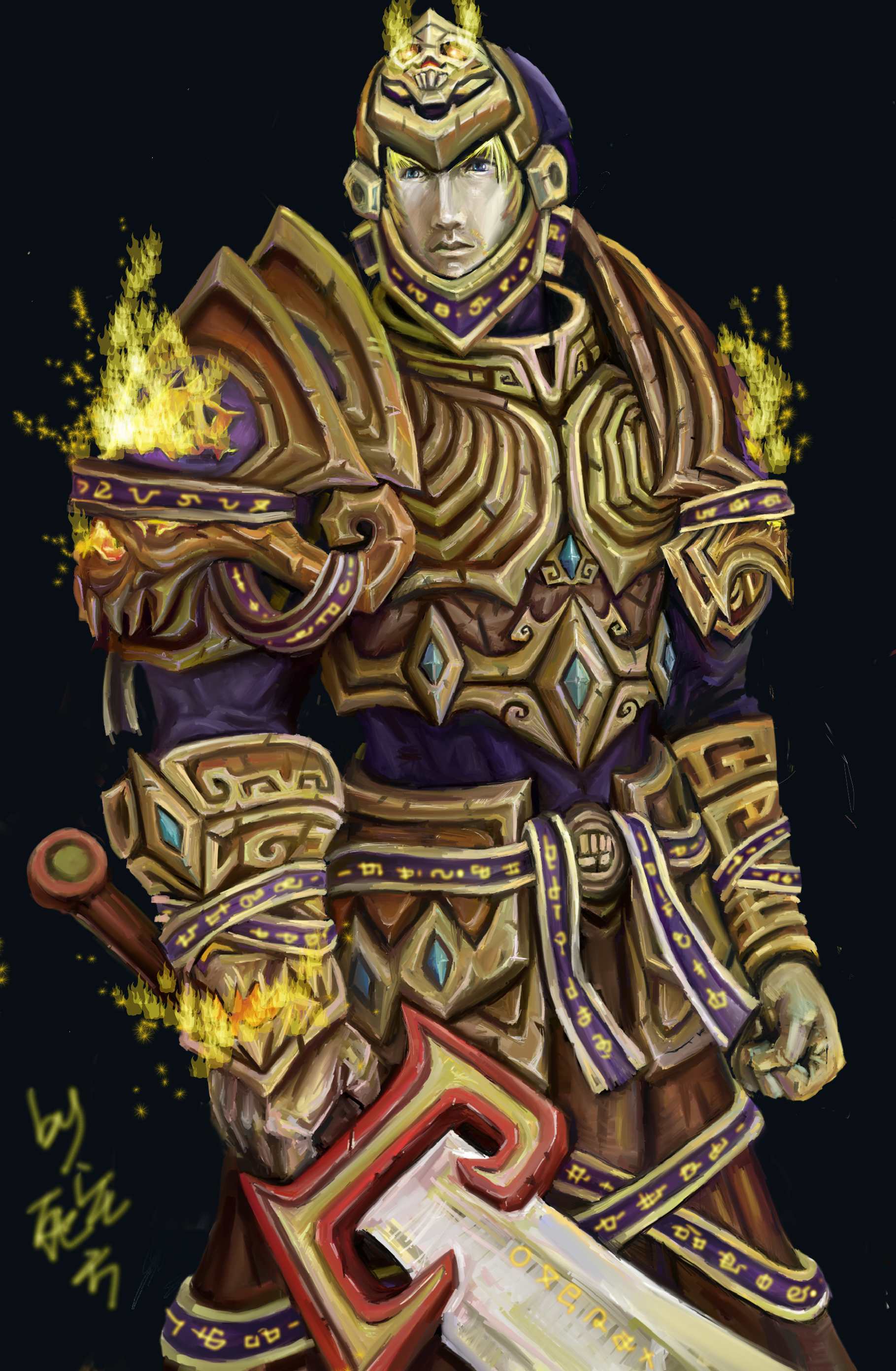 身披光誓战甲,那麼他早年的悲剧仍会重演么?