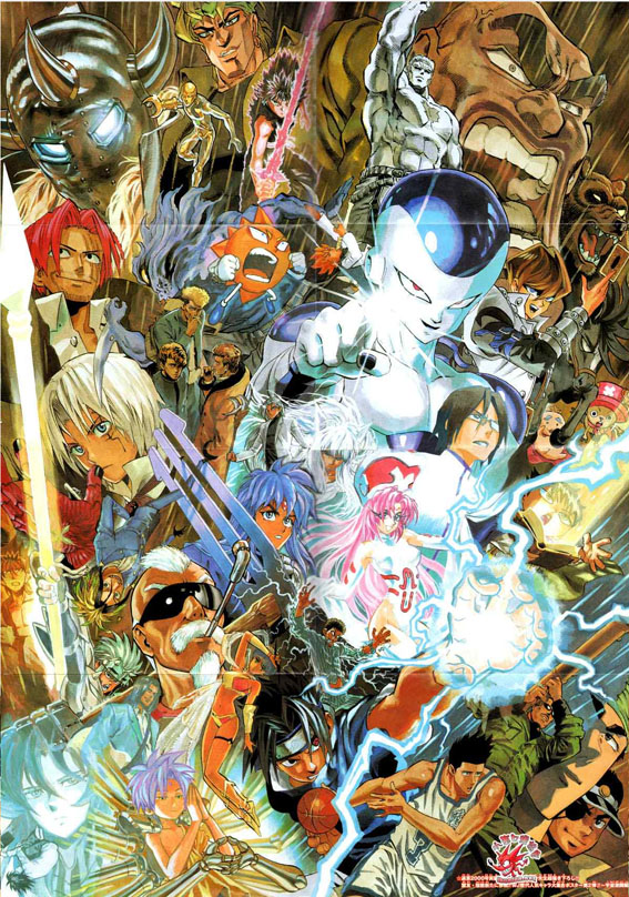 [动漫]有没有动漫达人,知道这2幅海报里有多少部漫画的角色?