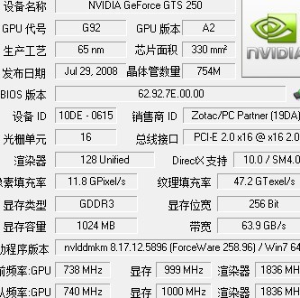 硬件区满满的都是爱分数好低正常么gts250
