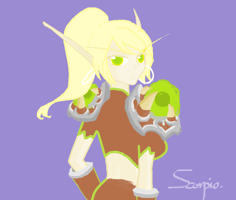 鼠绘血精灵猎人