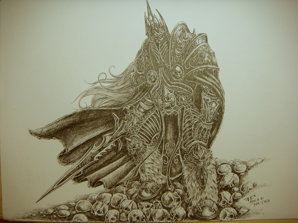 wlk庆祝cwlk开张附绘画过程