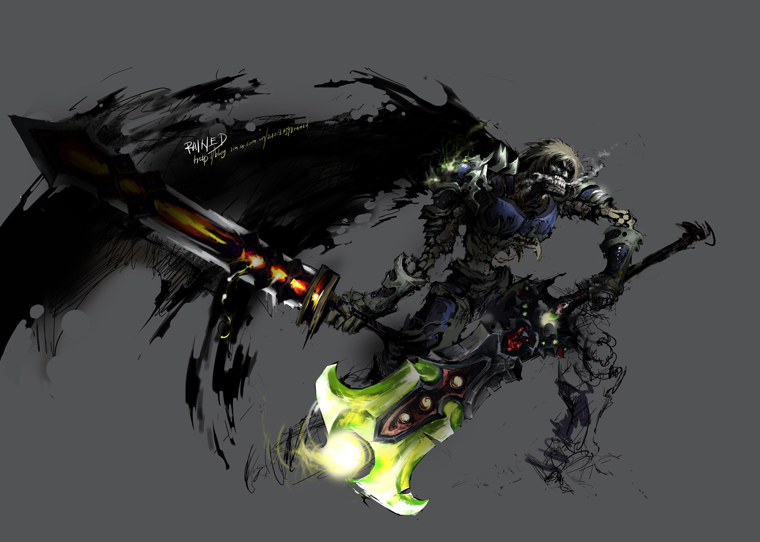 [求助帖] 求帅气的亡灵战士桌面.