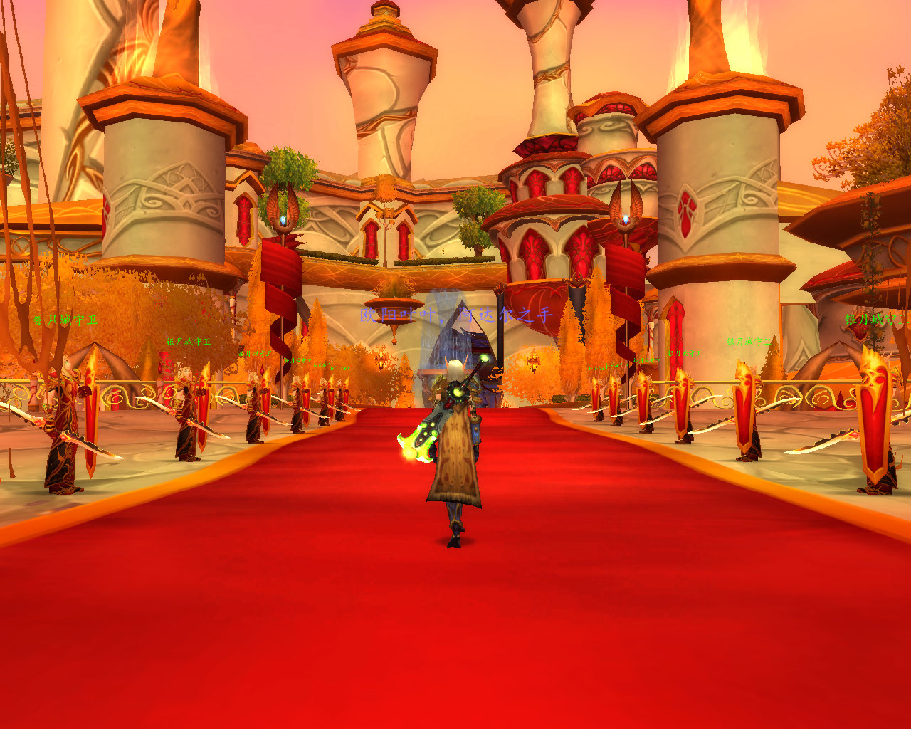 楼主已陷入沉思呃关于银月城守卫朝向的问题