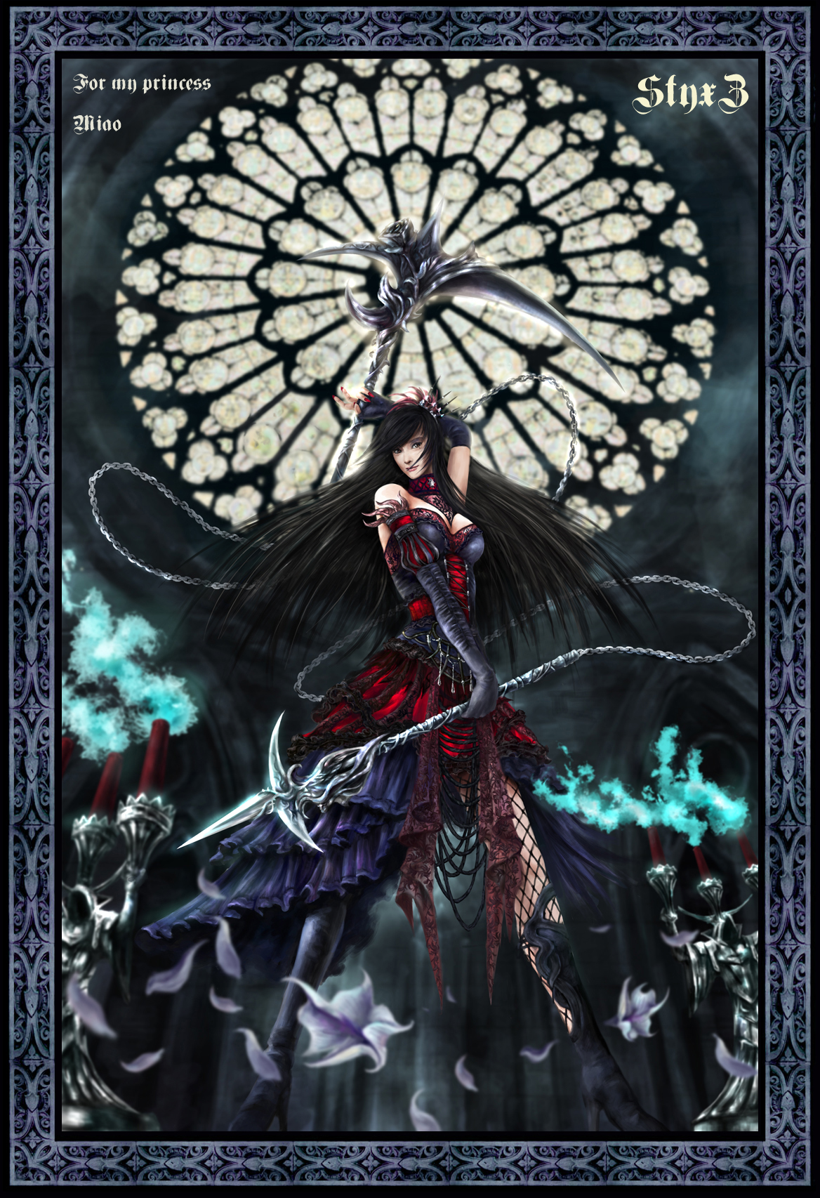 wow有点关哥特风镰刀小夏