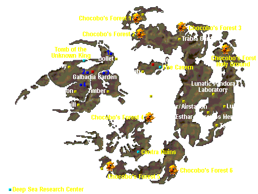 ff8中的陆行鸟森林