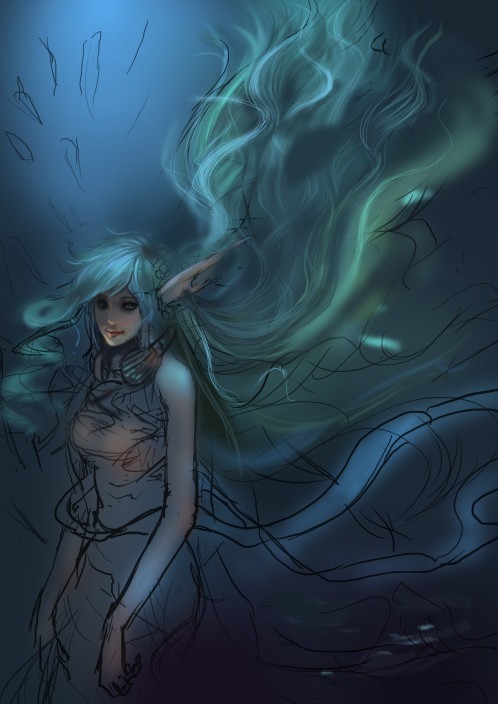 7月命题海底漫步的半精灵姑娘附带野路子过程