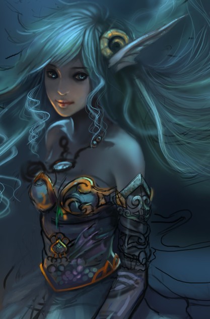 7月命题海底漫步的半精灵姑娘附带野路子过程