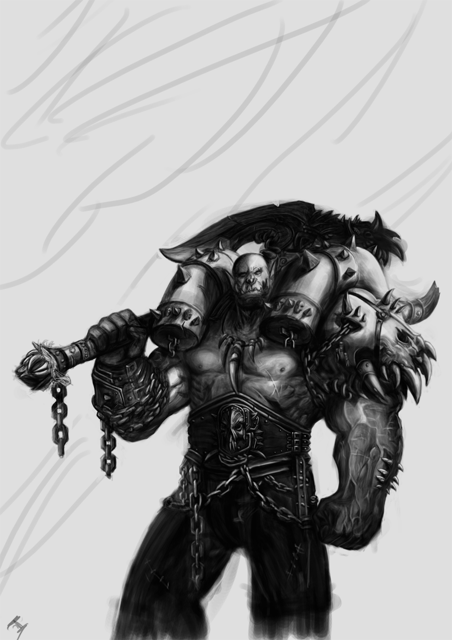 附过程临摹地狱咆哮