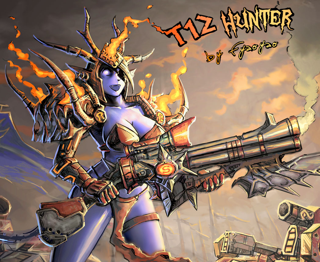 附过程t12猎人妹子魂斗娘