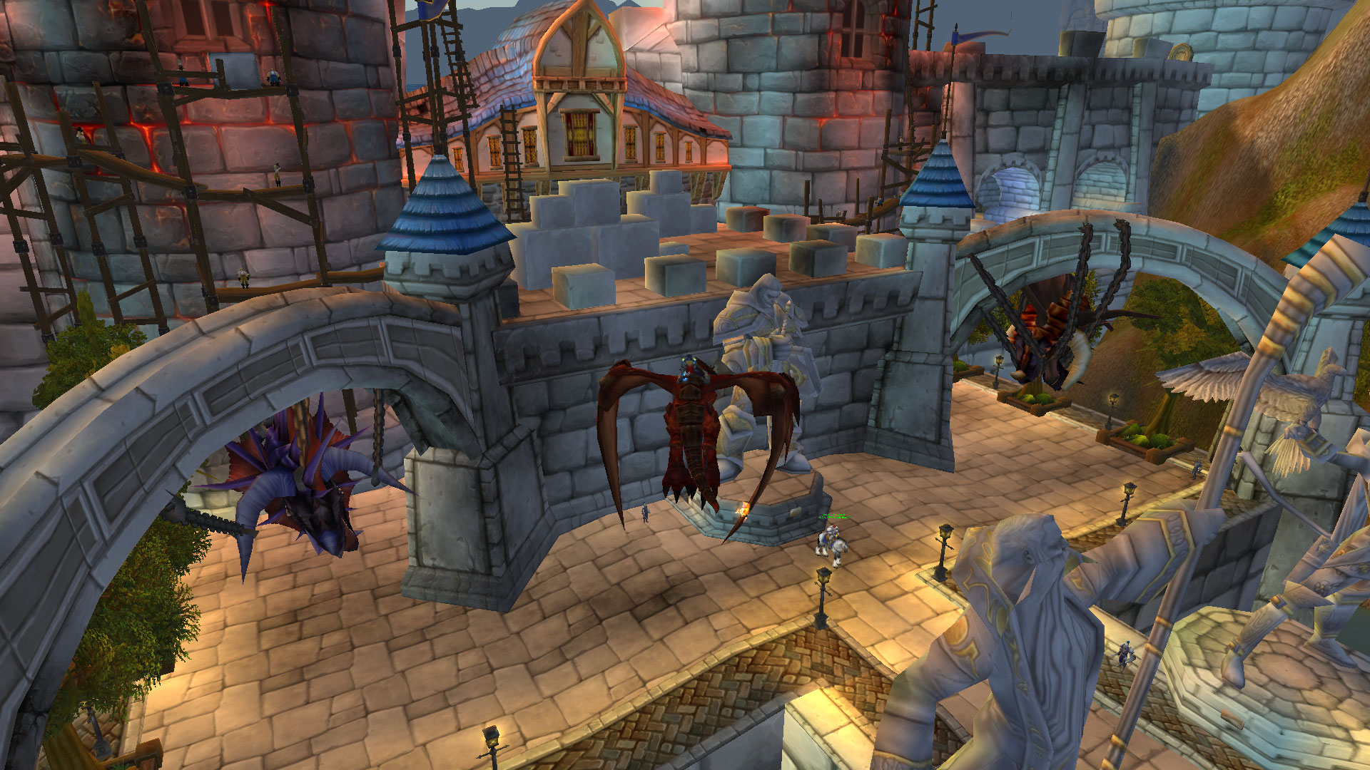 死亡之翼趴在暴风城上应该干点啥在走啊