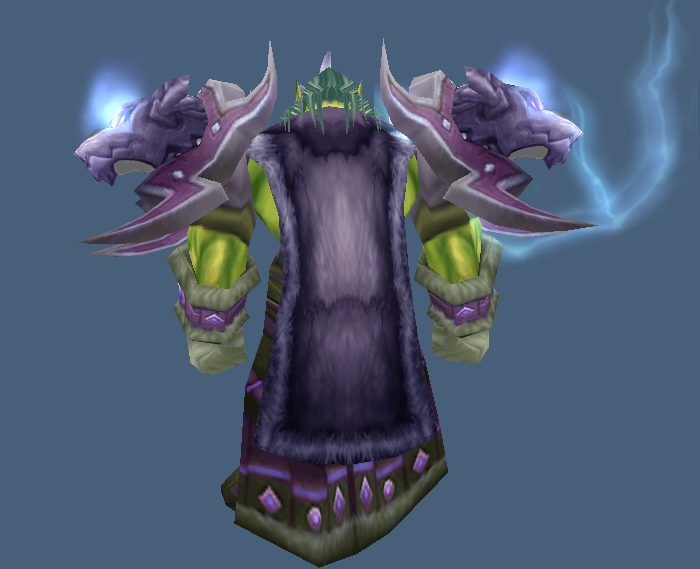 杂谈幻化有关猎人变萨满无尽风暴套装伪t6再次更新一套特别套装今日