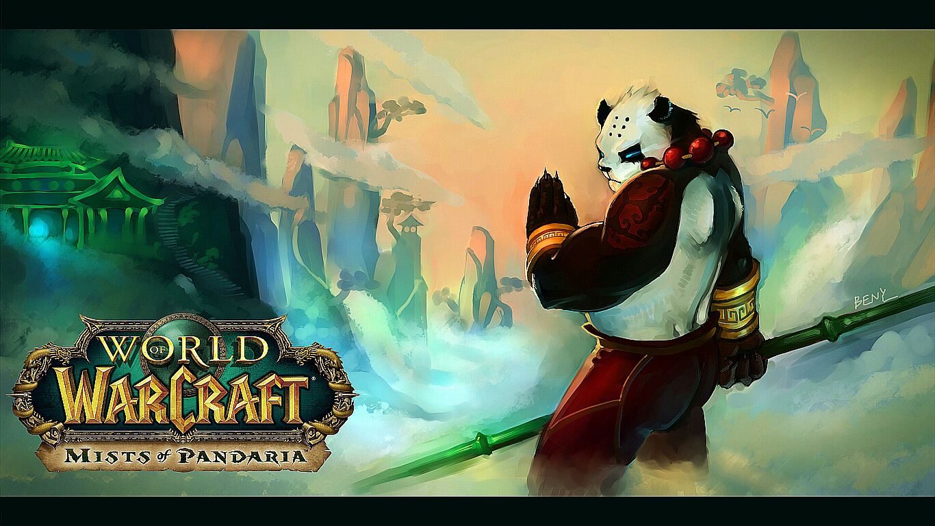 原创手残熊猫武僧半年不画手残作