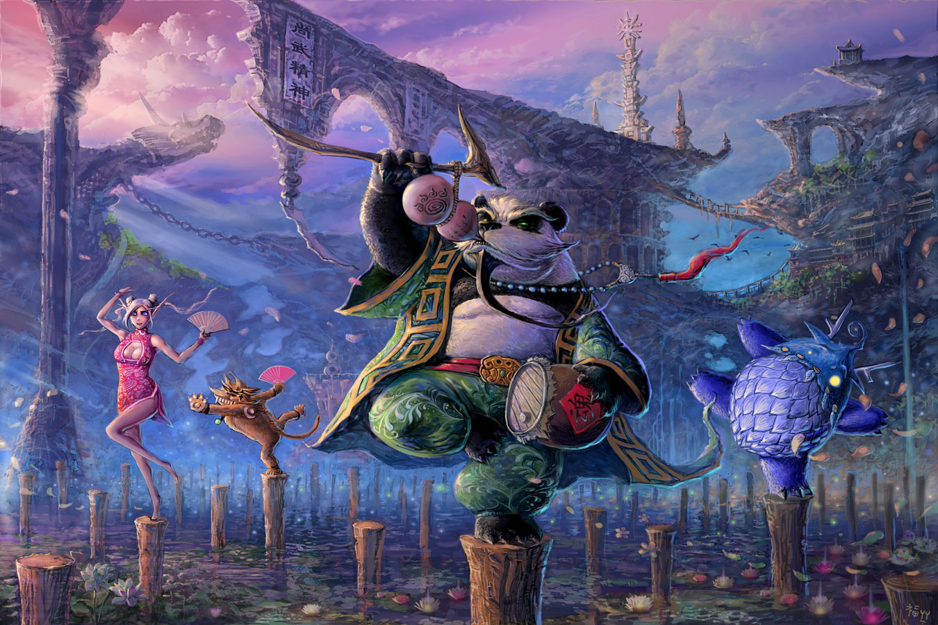 4月命题绘卖肉卖萌胖大萌