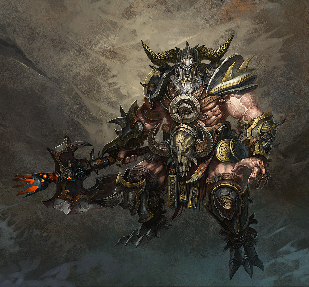 原创渣画质wow无关野蛮人