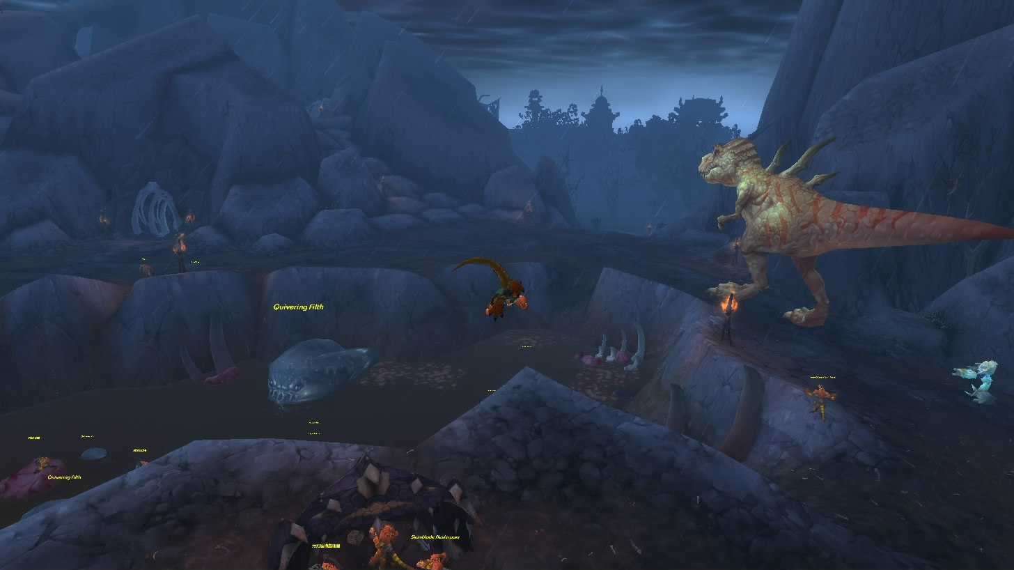 2ptr]新"奎岛"雷神岛及雷电王座区域之一,部落动用太阳井能量与大杀器