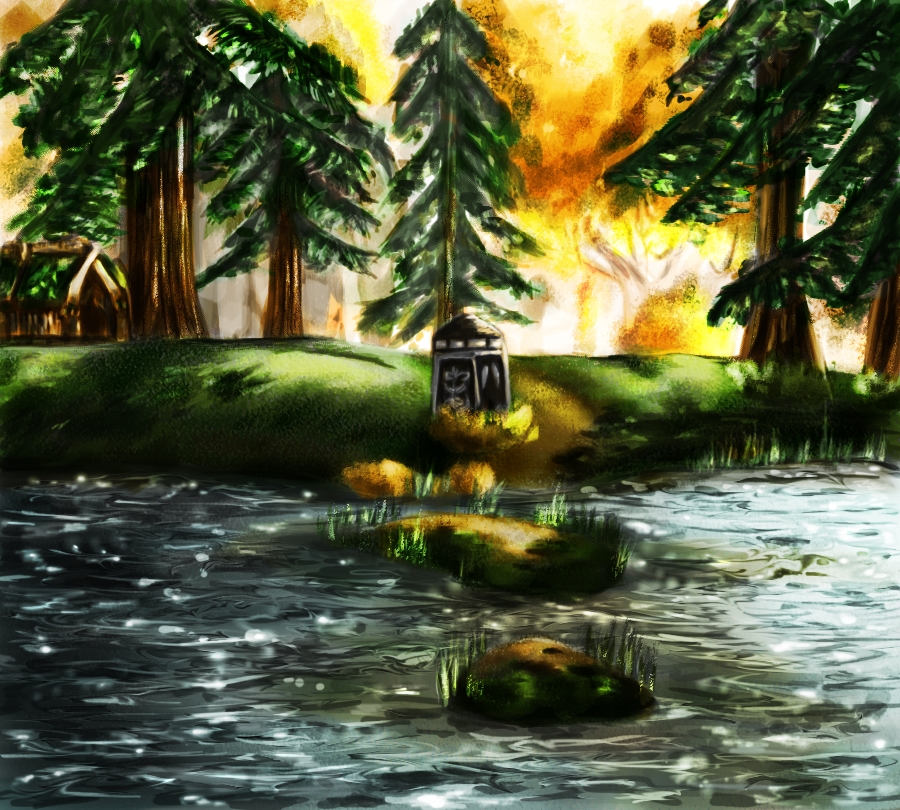 [草图] 最初进入wow时走过的风景