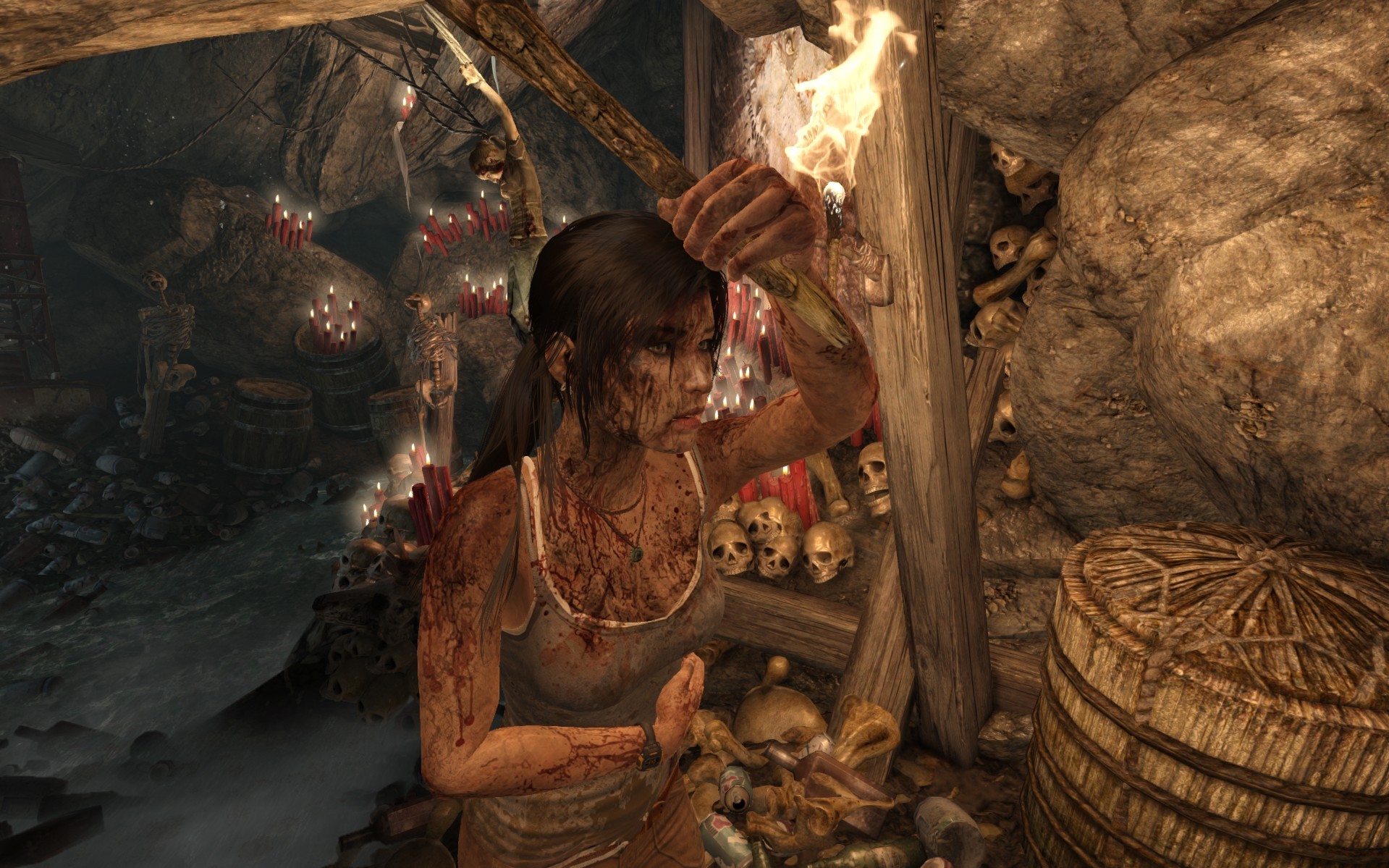 [装机配置讨论] 古墓丽影9 游戏截图 2张 供装机参考