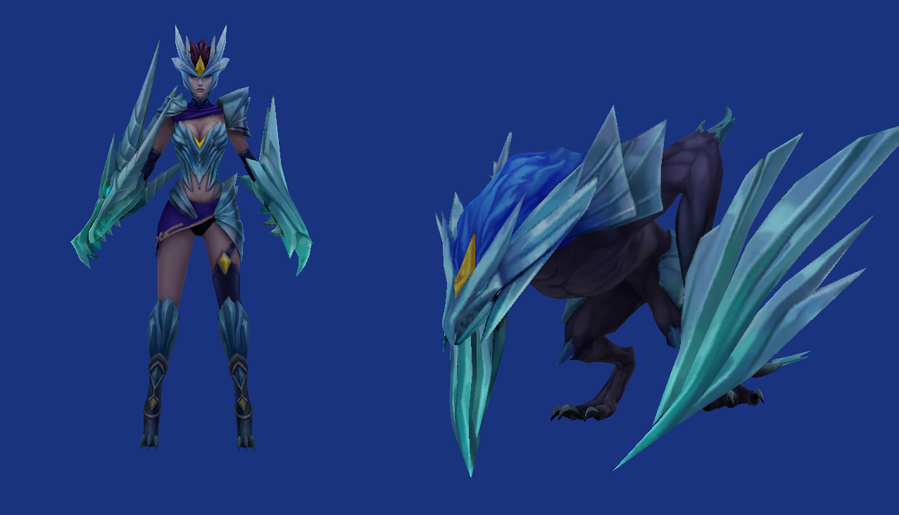 基础搬运冰之女巫熊爸龙女冰鸟新皮肤