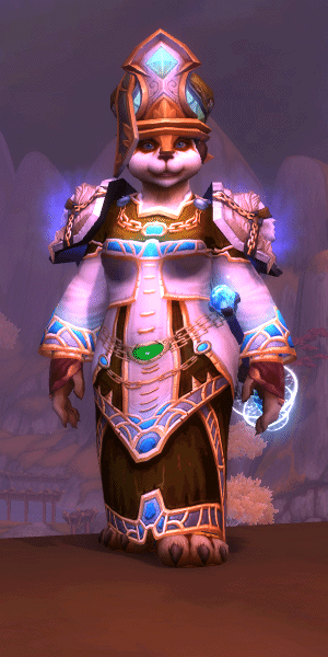 布甲萌熊猫牧师伪t6幻化顺便求更搭配的短披风