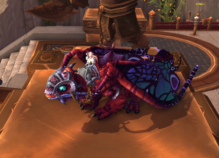 火星来客新坐骑对我来说魔法灵龙会变色哦