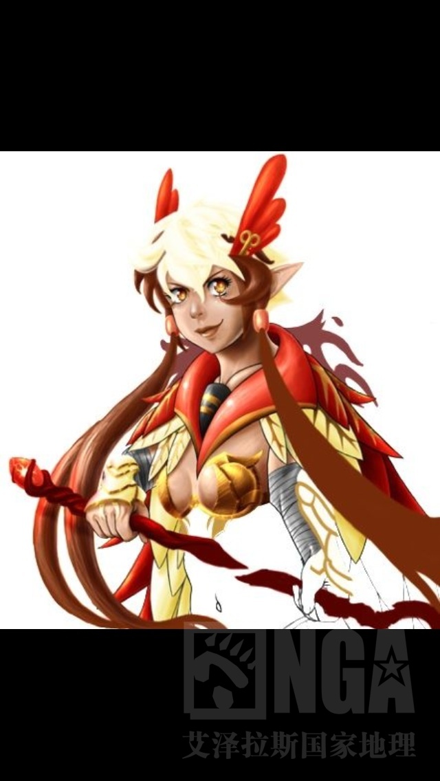 [原创]命运女神画完了,附上上色过程
