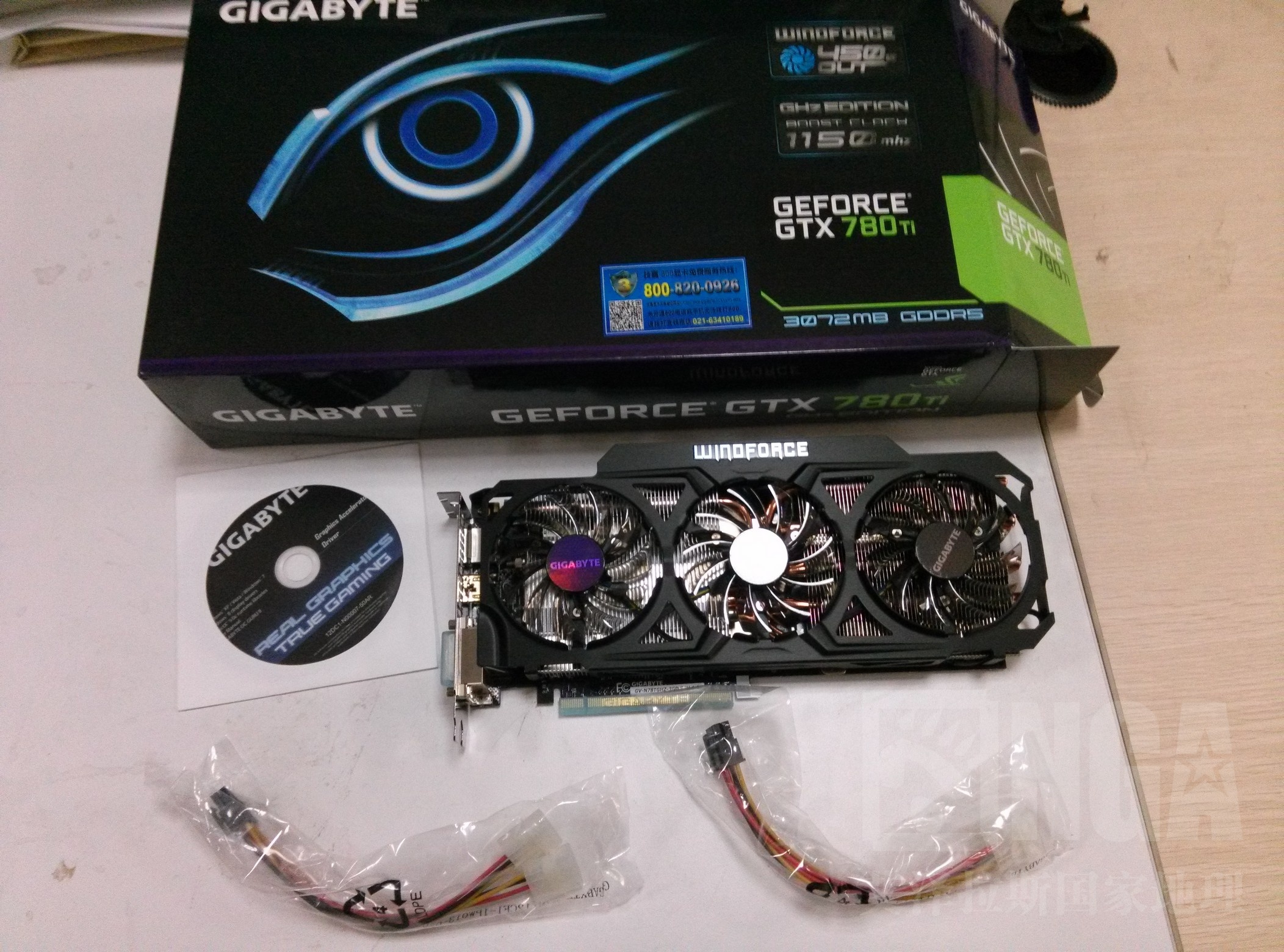 [作业贴] 技嘉780ti oc/ghz 双版本开箱
