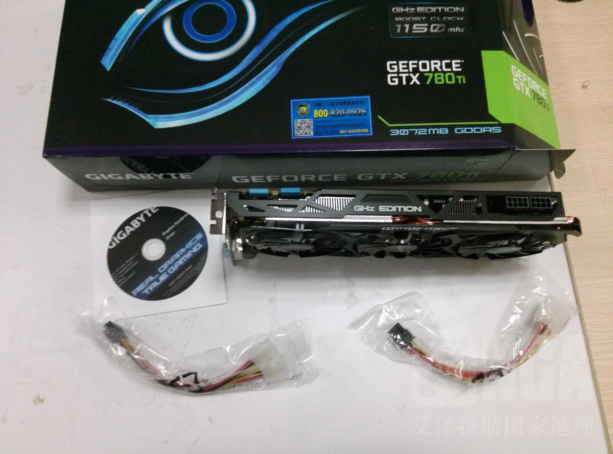 [作业贴] 技嘉780ti oc/ghz 双版本开箱