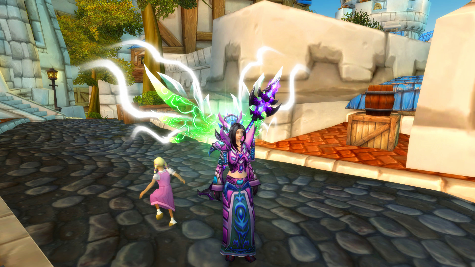 布甲人类术士幻化牧师伪t2实景图