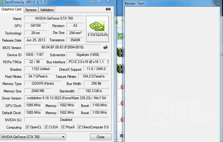 技嘉gtx760简单作业贴