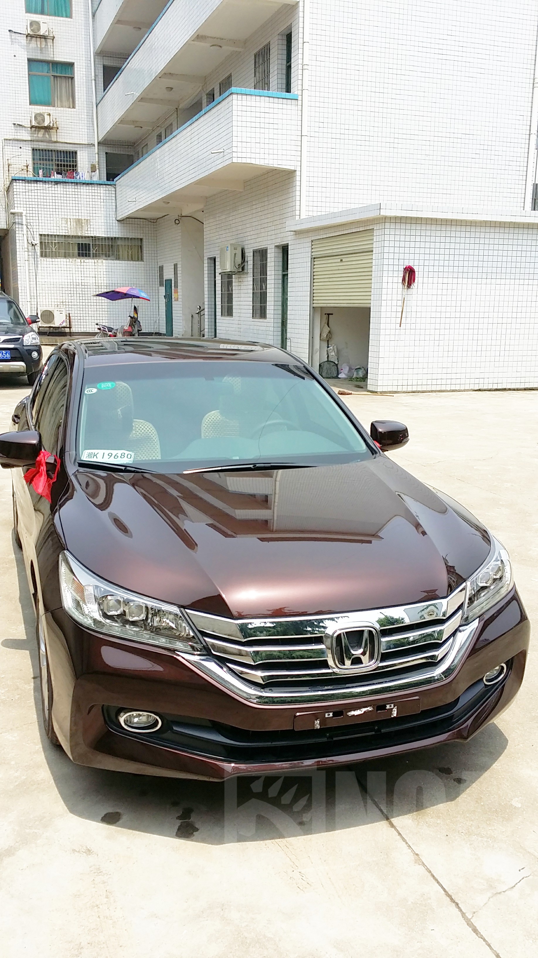 小众车给车版买系列9代雅阁24地球梦伪酒红琥珀金提车作业附01血照片