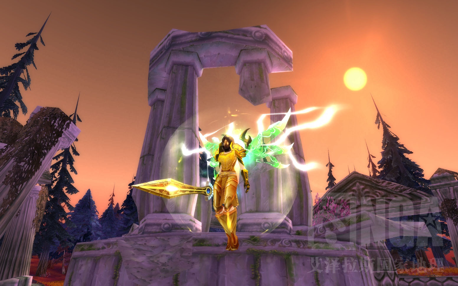 [板甲]亮瞎你们的氪金狗眼的骑士专属幻化-大天使泰瑞尔