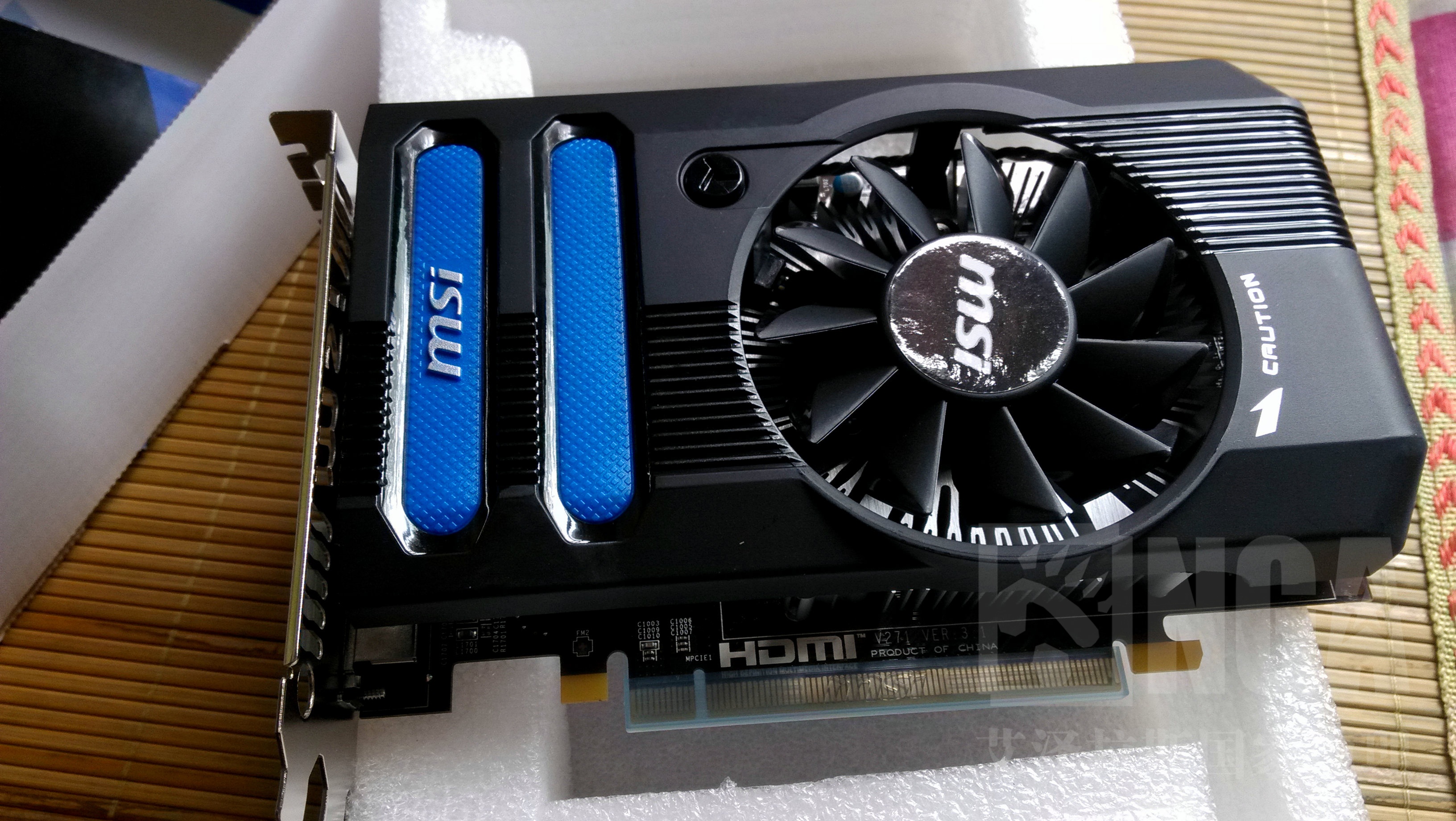 [作业贴] 发个简单作业,微星msi r7770-pmd1gd5 1000mhz/4500mhz 显卡