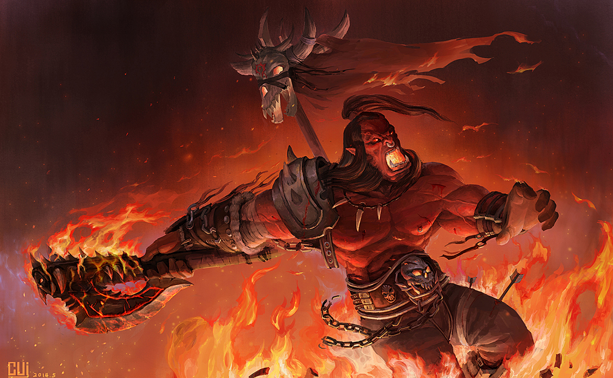 7月命题绘格罗姆地狱咆哮