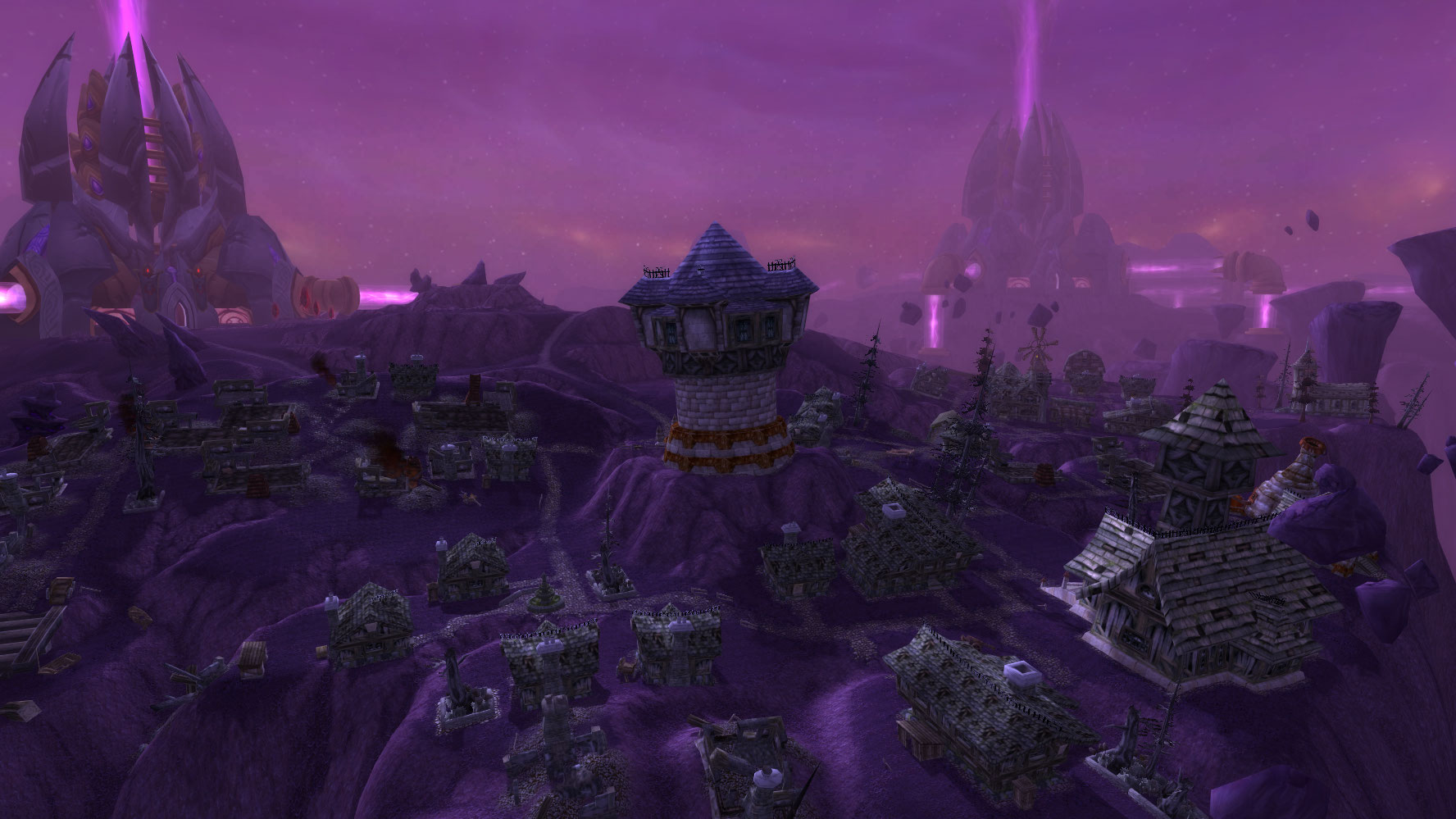 第二弹另一个角度看世界航拍下的wow外域篇