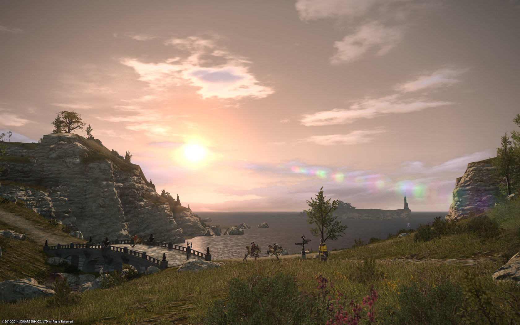 讨论ff14二测结束哦可以来贴ff14的风景截图了附带和天刀剑灵的一些